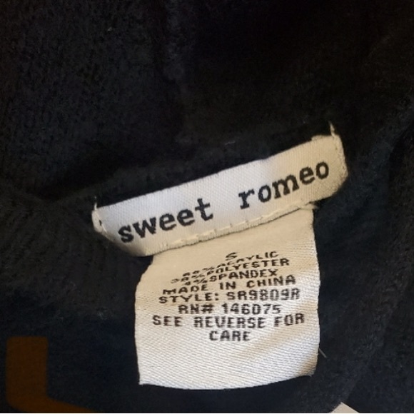 Black Women's Sweater - Crew Neck - Picture 7 of 7